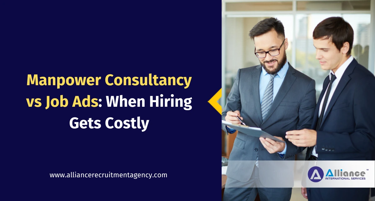 manpower consultancy vs job ads